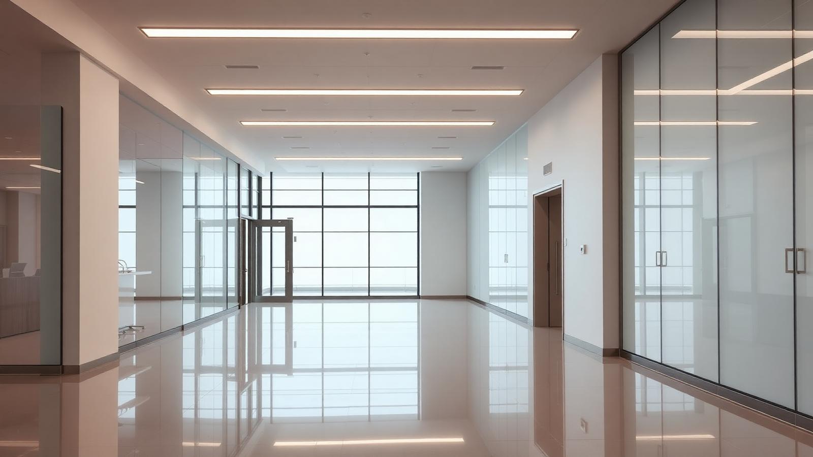 Clean modern commercial space